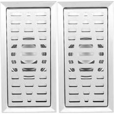 Steel Floor Drains Tlily 2X Traffic Stainless Steel Bathroom Shower Square Floor Drain 20cm X10cm