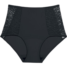 Libresse High Waist Floral Light Menstrual Panties - Black
