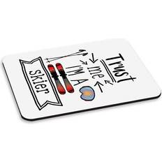 Mouse Pads Gift Base Trust Me I'm A Skier PC Computer Mouse Mat Pad