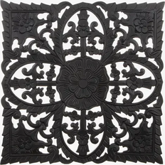Different Design Tempeltavla Med Belysning Svart Väggdekoration