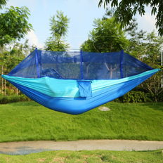 Camping Beds Bed Bath & Beyond Portable Double Hammock with Net 600 lbs Load