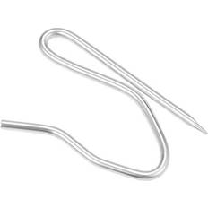Steel Mounts & Hooks for Curtains Uxcell Curtain Hooks Stainless Steel Pin-On Drapery Hooks 100 Pcs
