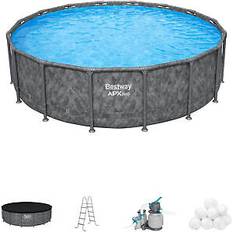 Bestway APX 365 16 x 48 Round Above Ground Pool Set