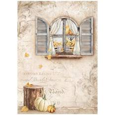 Stamperia Decoupage Papper Golden Harmony Window