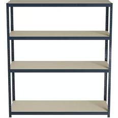 Regalux Lagerhylla R250 4Bd 180 x 160 x 60 cm Grå Hyllsystem
