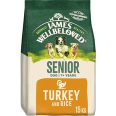 Pets James Wellbeloved Hypoallergenic Senior Dry Dog 15 kg Food Turkey & Rice