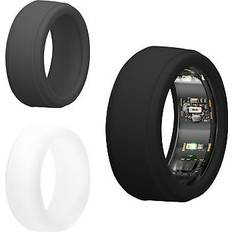 Black Wearables Kwmobile Smart Ring Protector for Oura Ring Gen 3 M Size 11 12 13 Case