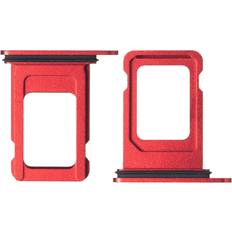 FoneFunShop Sim Tray Compatible With iPhone 13 Red