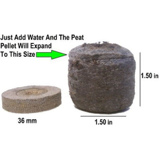 Jiffy Soil Jiffy 100 Count 36 MM Peat Soil Pellets