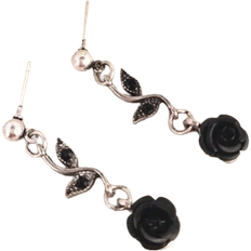 Shein Flower Decor Drop Earrings