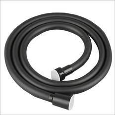 Black Shower Hoses Tlily Bathroom 1.5M Flexible Black PVC Shower Explosion-Proof
