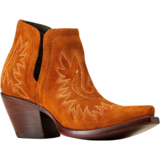 Ariat Women's Dixon Western Boots Brown Suede