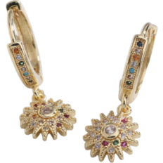 Shein Cubic Zirconia Decor Drop Earrings
