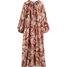 H&M Dame Rød Oversized kjole med snøring