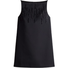 H&M Minikjole Med Pynt - Sort