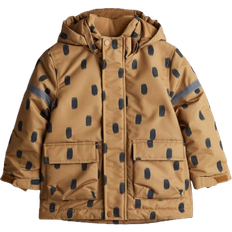 Removable Hood Jackets H&M Water-resistant Padded Parka - Beige