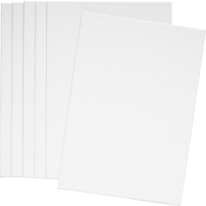 Panduro Hobby Canvas Panel 6 St Vita Canvaser Målardukar A5 148 x 210 mm 3 mm Tjocklek