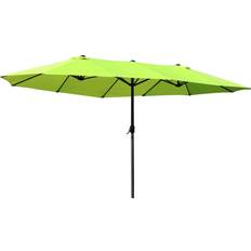 Garden & Outdoor Environment Dakota Fields Market Parasol 455cm Lime Green 455cm W x 265cm D
