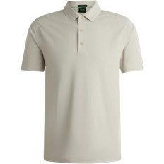HUGO BOSS X Matteo Men's Berrettini Slim-Fit Polo Open Beige