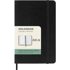 Moleskine Kalendere Moleskine Kalender 18M WeekNote Soft Cover Pocket Black