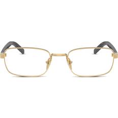 Briller & Læsebriller Prada Kvinde PR B54V 5AK1O1 Optiske Stel Metal Guld Transparent Firkantet