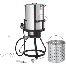 VEVOR Turkey Fryer 30-Quart Manual Ignition Oil-less Gas H30QT54000BTU6SIHV0