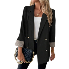 Shein Taillierter Lässig Blazer für den Weg - Sommer