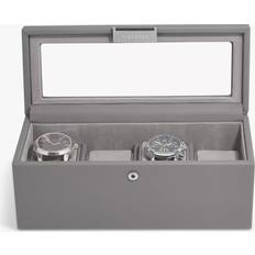 Watch Boxes Stackers Four Piece Watch Box Slate Grey