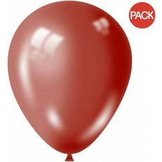 Latex Balloons Pack Of 100 Cherry Red One Size