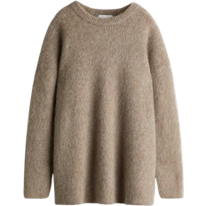 H&M Oversized Pullover aus Mohairmix - Beige