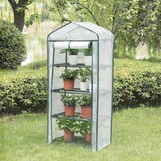 Greenhouses WOLTU Mini Garden Greenhouse Plastic 69x49x158cm