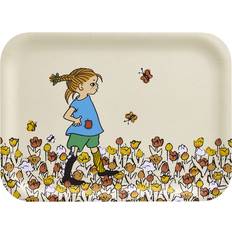 Muurla Kökstillbehör Muurla Be More Pippi Bricka 27x20 cm Beige Serveringsbricka