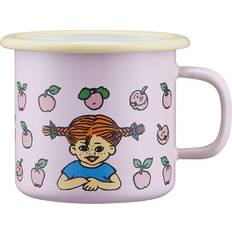 Pippi Emaljmugg 25 cl Frukter Rosa
