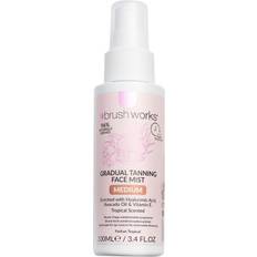 Brushworks Gradual Tanning Face Mist 100ml Medium