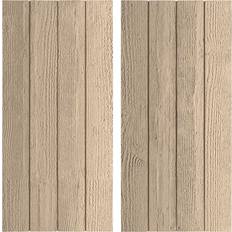 Windows Ekena Millwork Rustic Four Board 22 W x 70 H Rough Sawn Timber Window Shutter