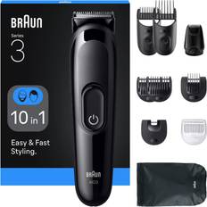 Laddningsbart batteri Kombinerade Rakapparater & Trimmers på rea Braun Series 3 AIO3560 Multifunktionstrimmer