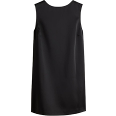 H&M Sort Kjole Med Udringet Ryg - Sort