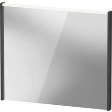 D-Code Matt Graphite LED Mirror 800mm x 700mm