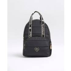 River Island Backpacks River Island Nylon Padded Backpack - Black