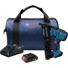 Bosch Nail Guns Bosch 18V Brushless 2-1/2-in 15 Gauge Cordless Finish Nailer GNH18V-15MAB12