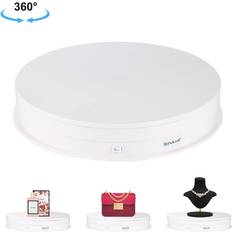 White Tables & Light Tents Puluz 30cm USB Electric Rotating Turntable Display Stand