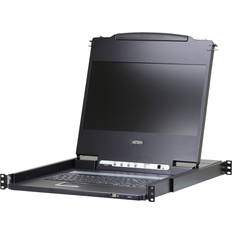 KVM-switcher Aten CL6700MW-ATA-2XK06A1G 1920 x 1080 piksler Full HD Stativmontering 1U 19,4 W svart