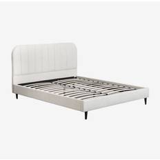 Sklum Cama Tapizada Maialen Tela Blanco Roto 160 x 200 cm Frame Bed