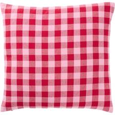 Åhléns Home Kuddfodral Gingham 50x50 cm Rosa Kuddöverdrag Rosa (50x50cm)
