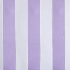 OHS Stripe Frill Set Lilac Duvet Cover White, Purple (200x135cm)