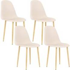 Kitchen Chairs Homcom Dining Chairs Set of 4 with Curved Back Kitchen Chair 4pcs