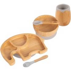 Tiny Dining Bamboo Elephant Baby Weaning Set 5pcs