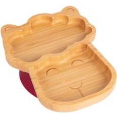 Tiny Dining Children's Bamboo Baby Suction Plate Red 18 cm W