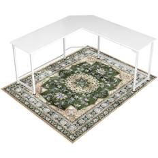 Green Desk Mats Langley Street Heavy Duty Office Chair Mat 48 x 60 in Green 121.9cm W x 152.4cm D