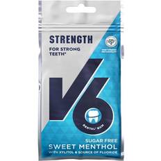 V6 Tuggummi V6 Strong Teeth Sweet Menthol Tuggummi 30 g